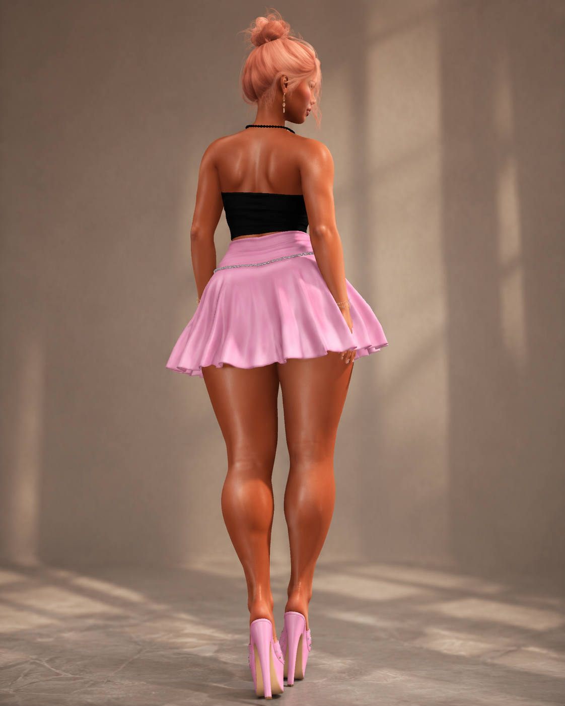 Flarilla Flair back view in pink