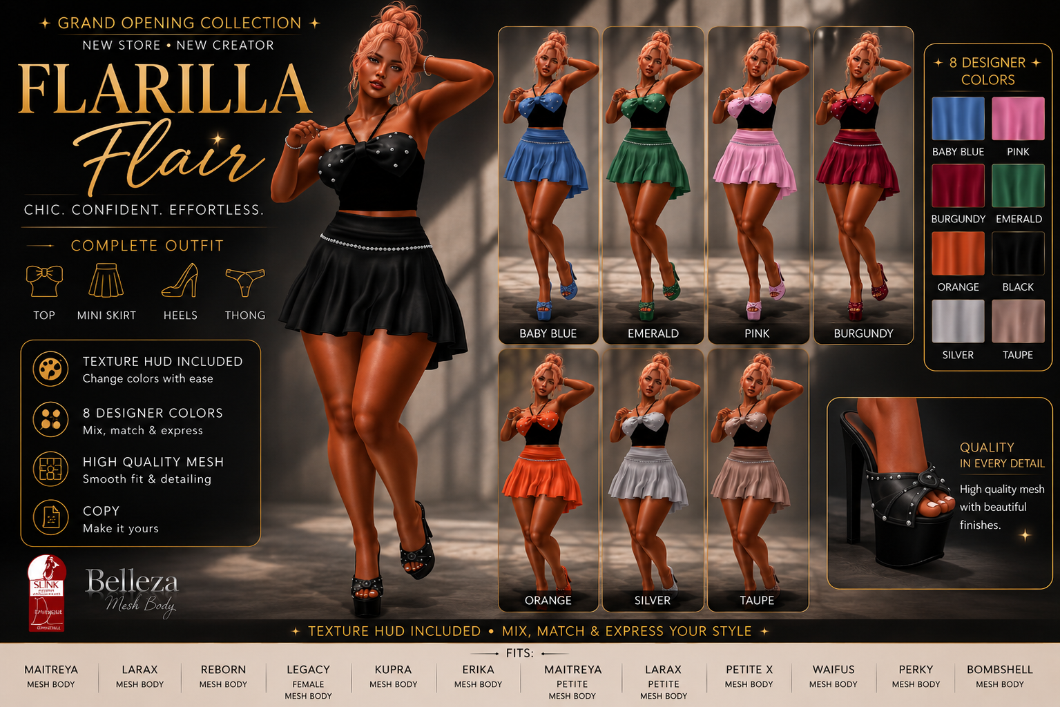 Flarilla Flair color looks